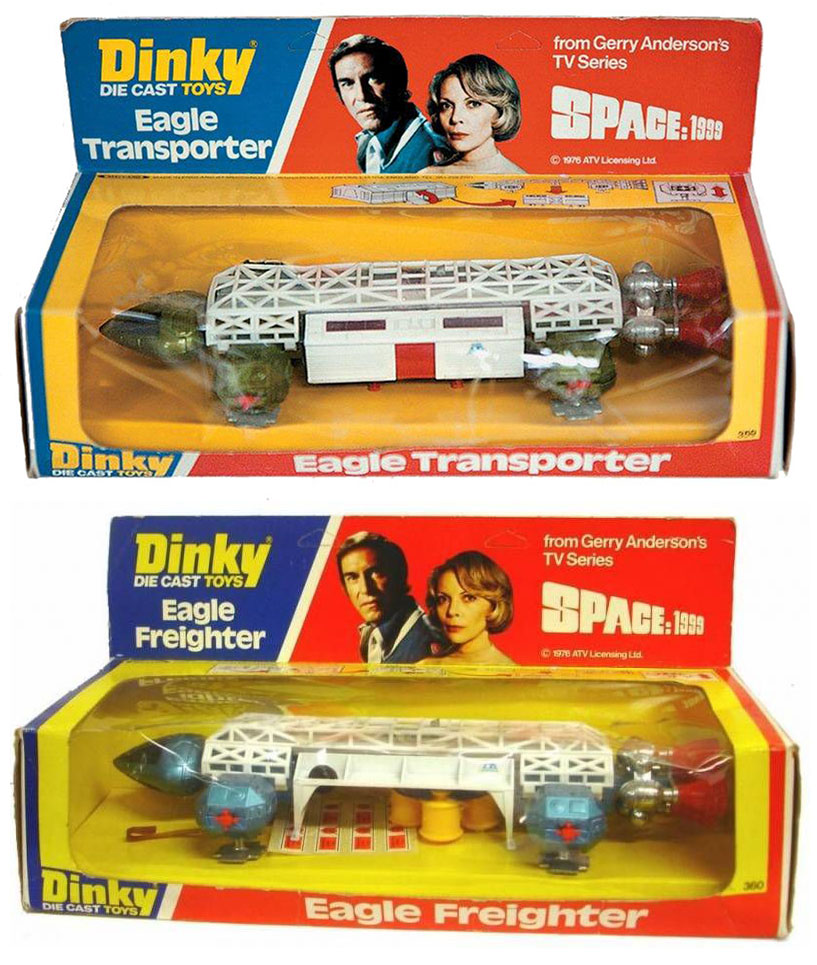 cosmos 1999 aigle transporteur dinky toys